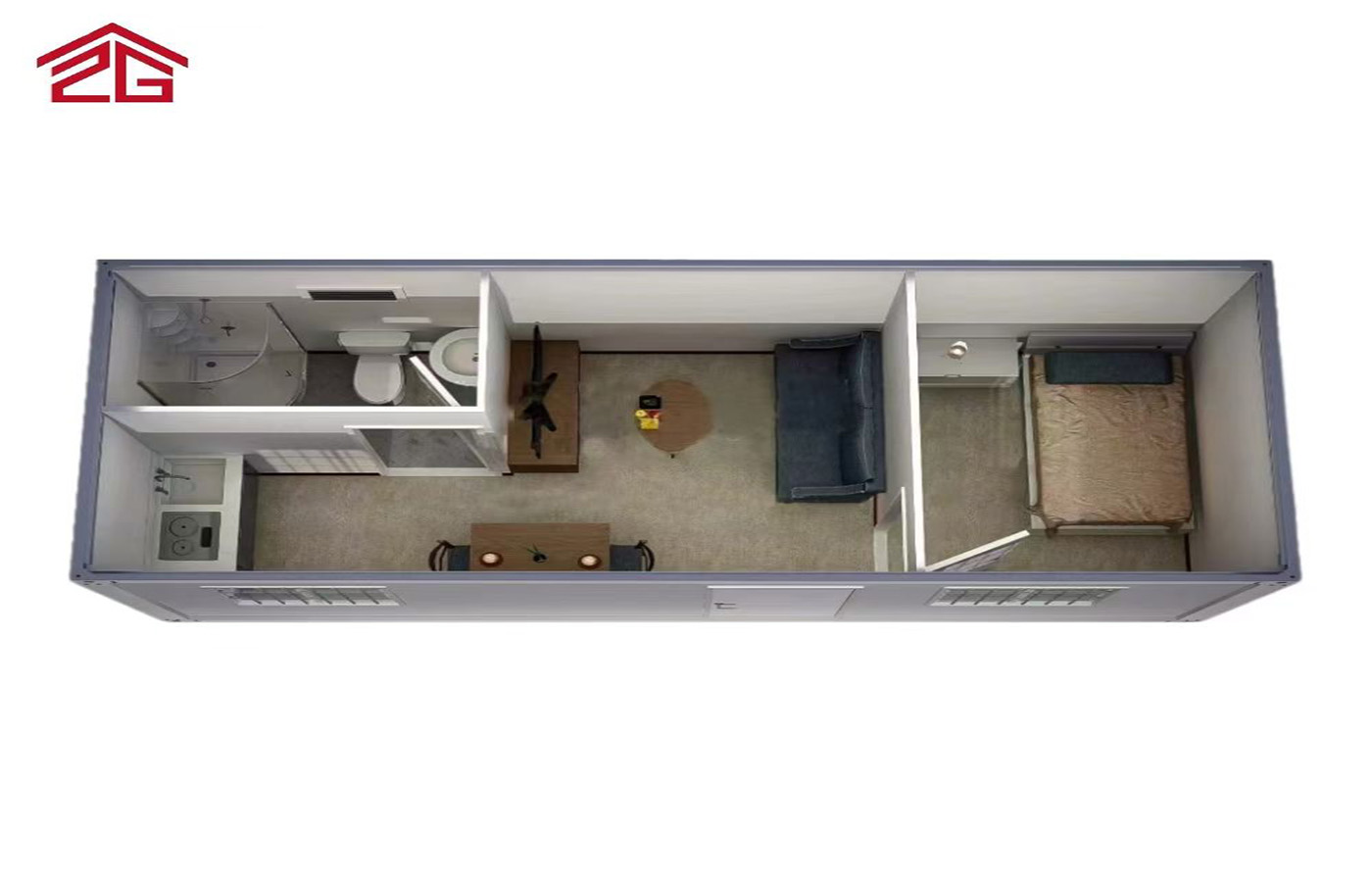 dormitório ou hotel provisório portátil personalizado fábrica da casa pré-fabricada de 40 pés dormitório ou hotel provisório portátil personalizado fábrica da casa pré-fabricada de 40 pés