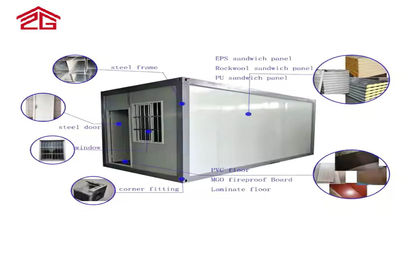 dormitório ou hotel provisório portátil personalizado fábrica da casa pré-fabricada de 40 pés dormitório ou hotel provisório portátil personalizado fábrica da casa pré-fabricada de 40 pés