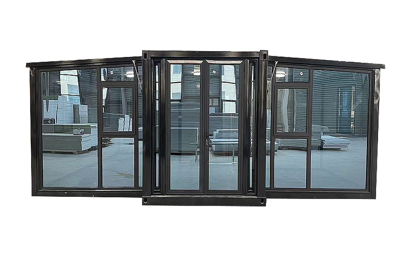 loja personalizada recipiente expansível moderno de 20 pés com janela do chão ao teto loja personalizada recipiente expansível moderno de 20 pés com janela do chão ao teto