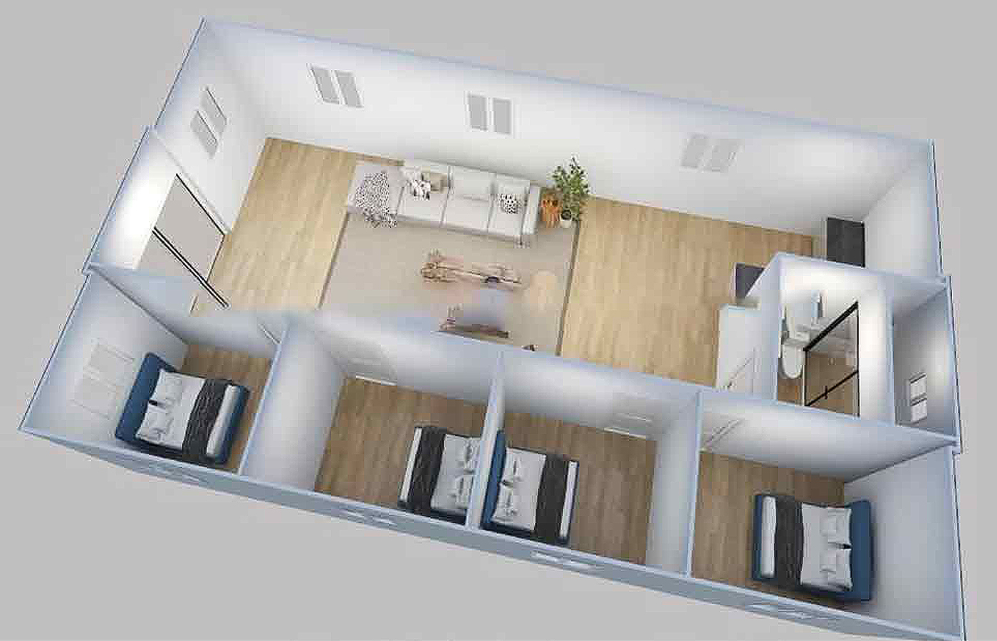 loja personalizada recipiente expansível moderno de 20 pés com janela do chão ao teto loja personalizada recipiente expansível moderno de 20 pés com janela do chão ao teto